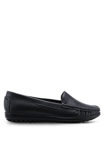 Louis Cuppers black Round Toe Loafers 2417ESHA42C955GS_1