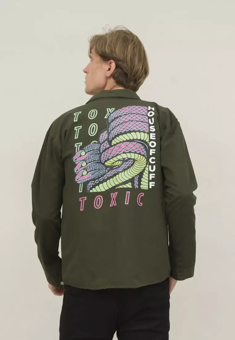 Jaket Parka pria outerwear unisex trucker jacket houseofcuff SNAKE