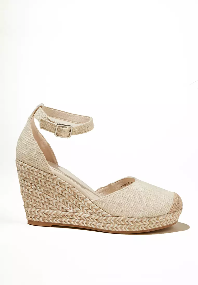 Espadrille heels cheap closed toe