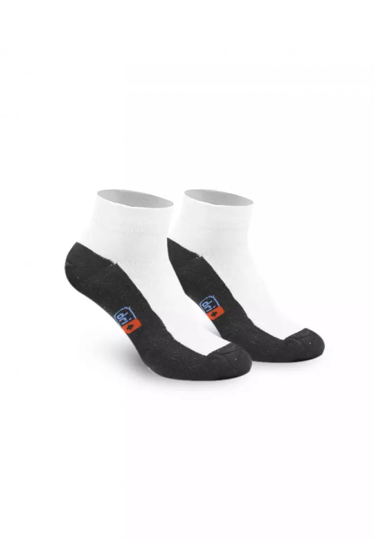 DMCG12 Men's Cotton Lite Casual Ankle Socks - 3 Pairs