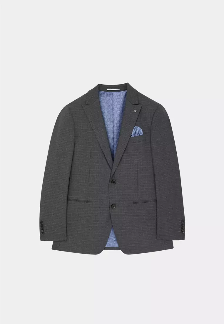 Grey Check Tailored Suit