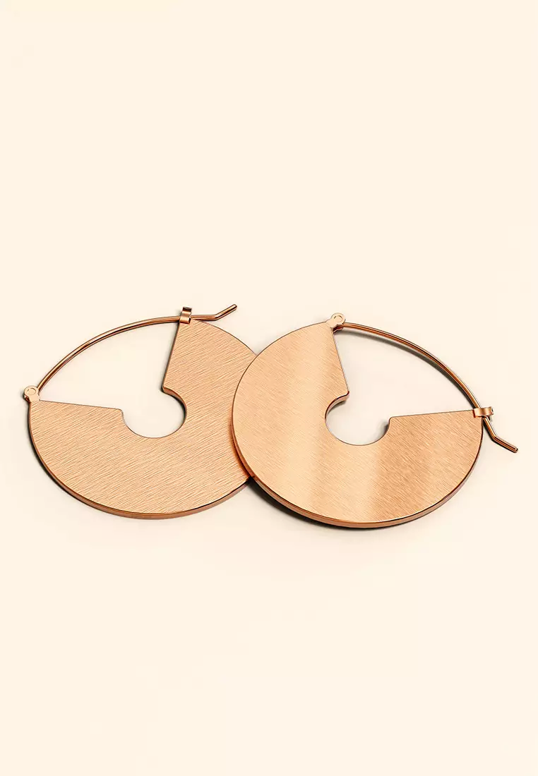 Grande Rose Gold Hoop Earrings