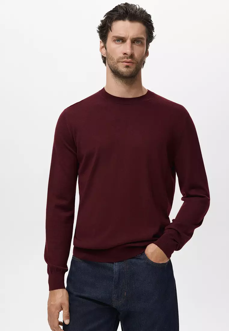 100% Merino Wool Crew Neck Sweater
