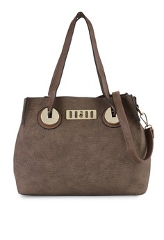 HUER beige Alisia 3 Spaces Bag HU072AC30FJPID_1
