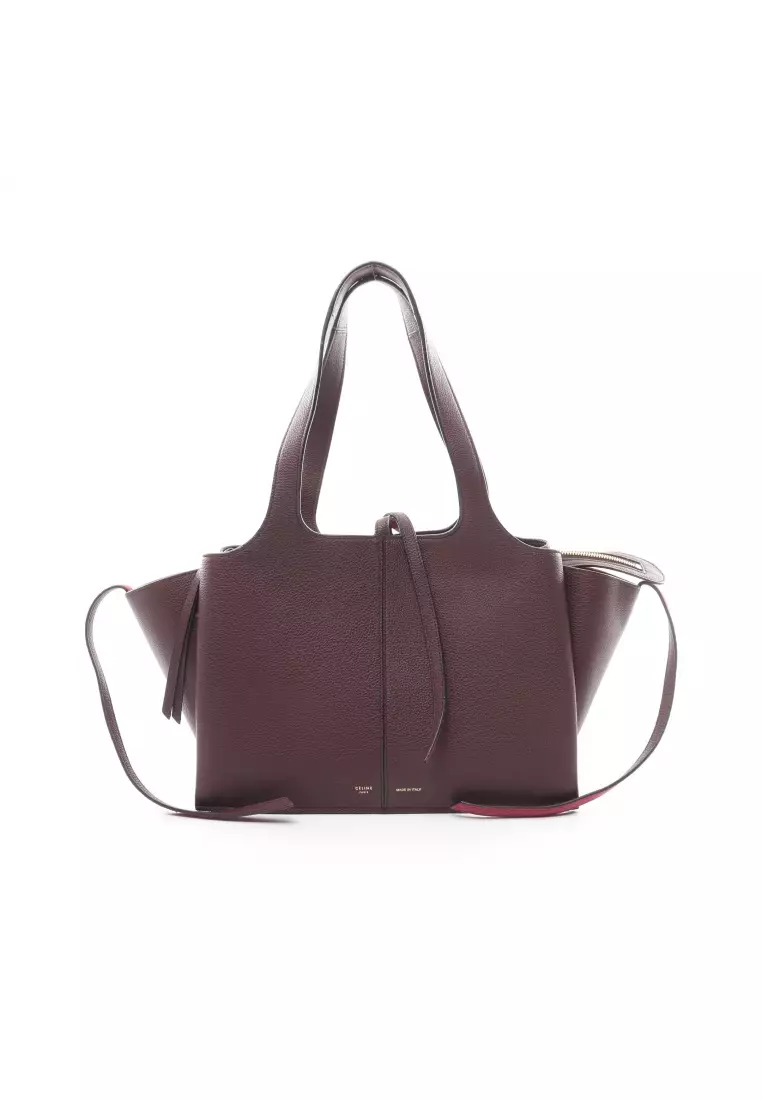 Celine Pre loved Celine Trifold Small Handbag tote bag leather