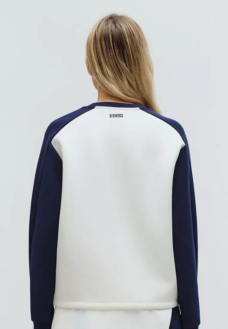 女裝 K-SWISS LOGO 拼色衛衣