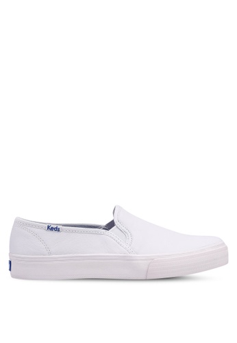 Buy Keds Double Decker Leather Slip Ons Online On Zalora Singapore