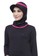 Attiqa Active black Short Runner- Black list Fuschia, Sport Hijab 5DAF3AA8353512GS_3