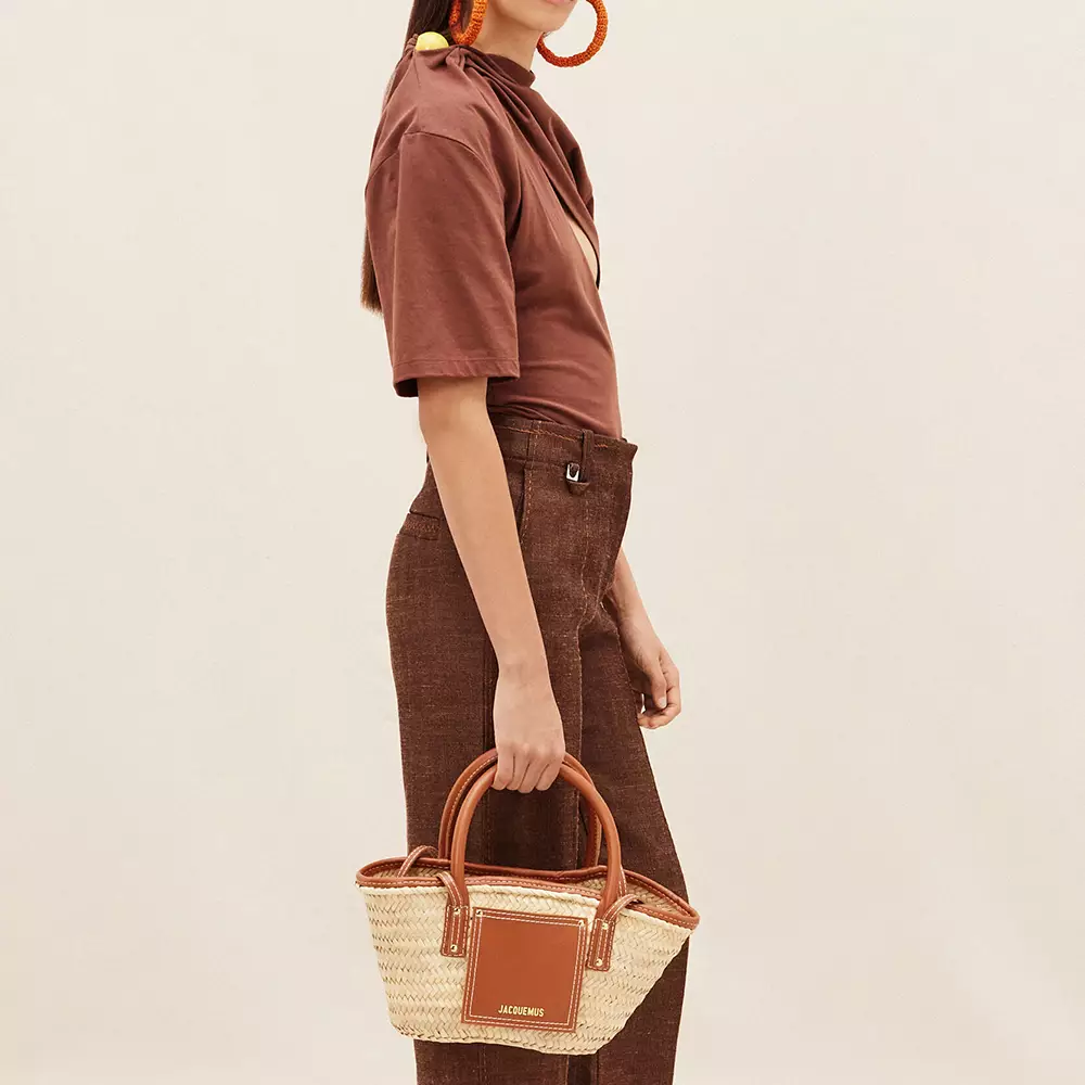 Le Petit Panier Soli Basket Bag Light Brown