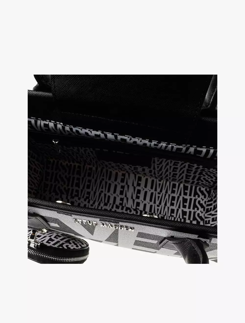 Steve Madden BVISION Women's Tote Bag- Black - Black