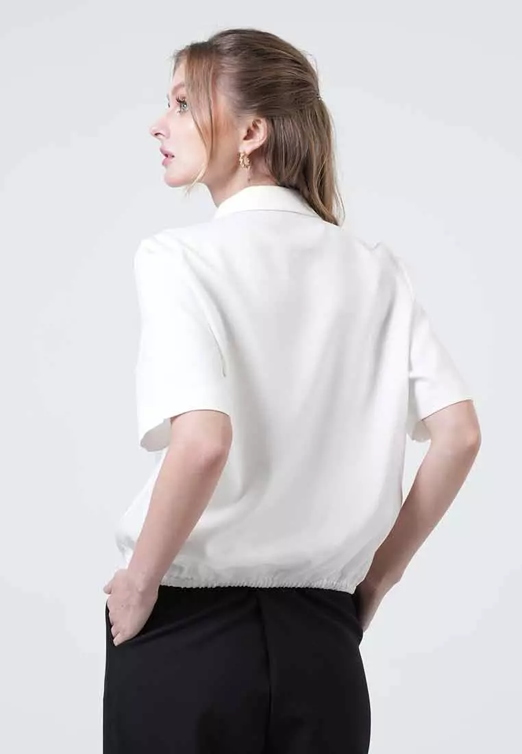 Kinsley Elastic Hem Utility Top