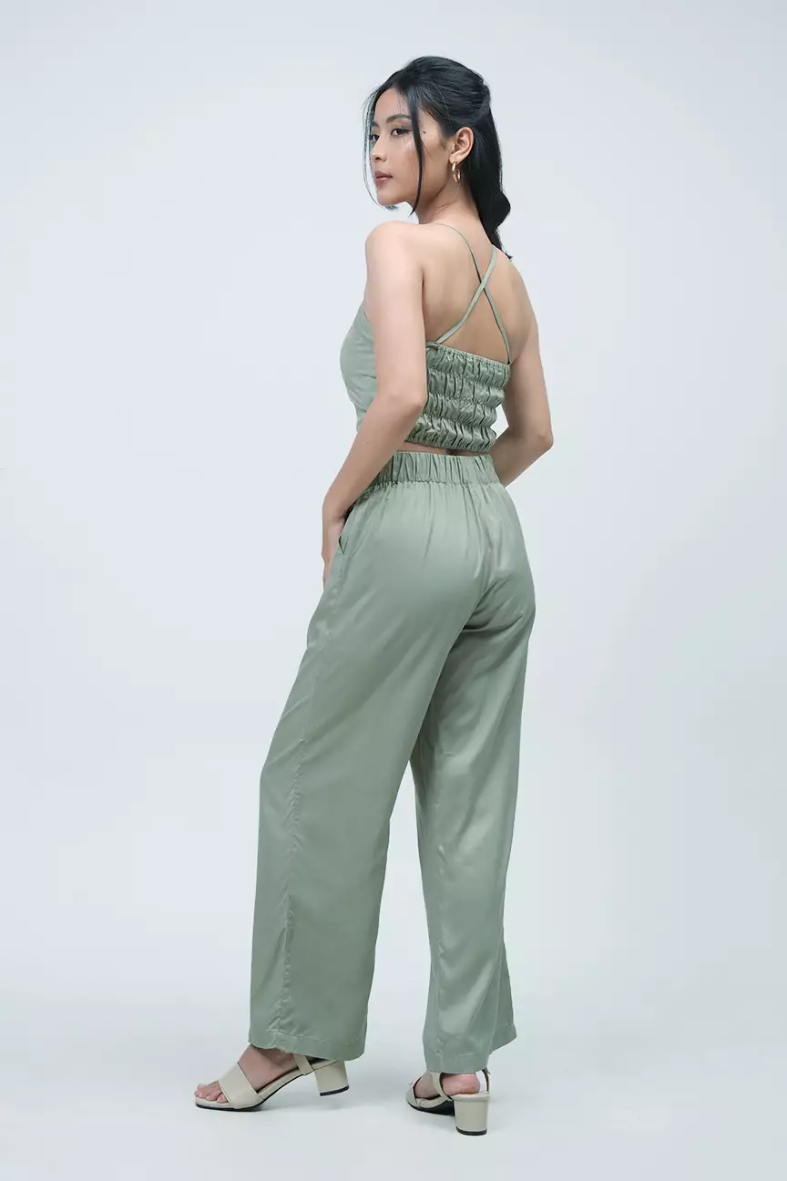 Kaos Wanita Swanhilda Dusty Green