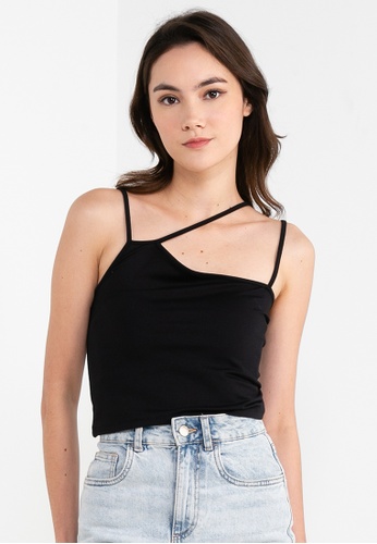 Buy Abercrombie u0026 Fitch Seamless Asymmetrical Strappy Cami Top 2023 Online  | ZALORA Singapore
