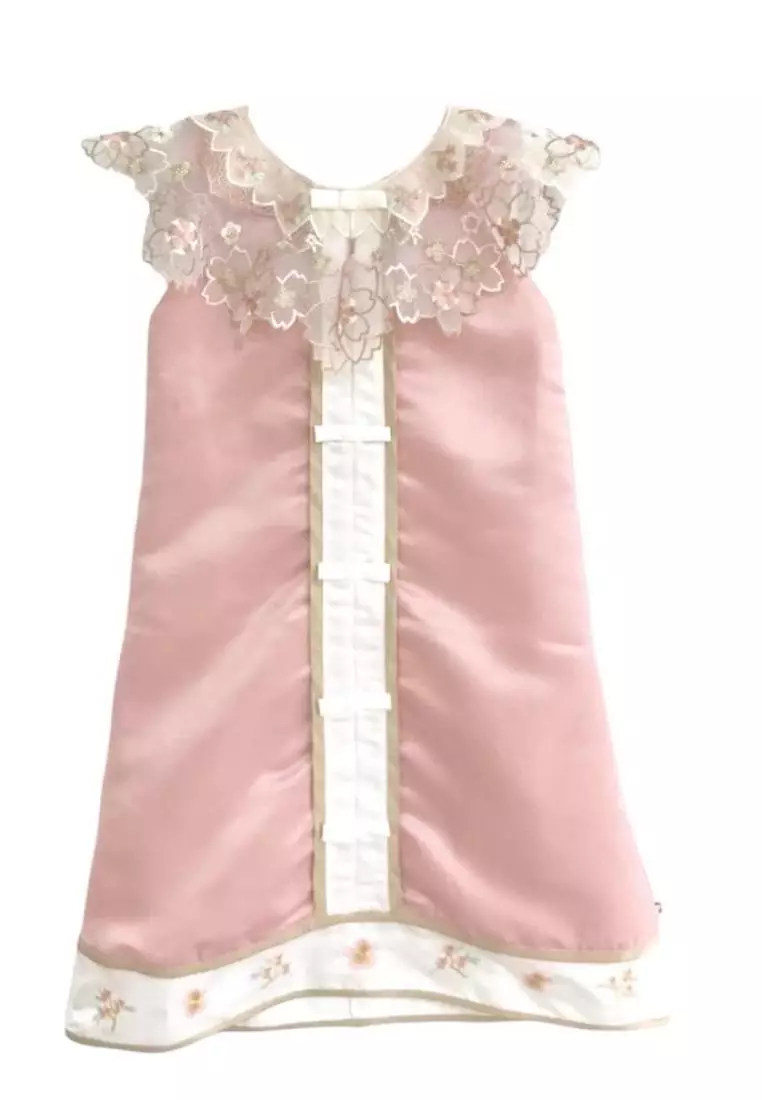Princessa Flami Dress Detail Petal Embroidery main image 1