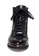 Shu Talk black XSA Zipper Leather Boots Sneakers E88CBSH4A18617GS_3