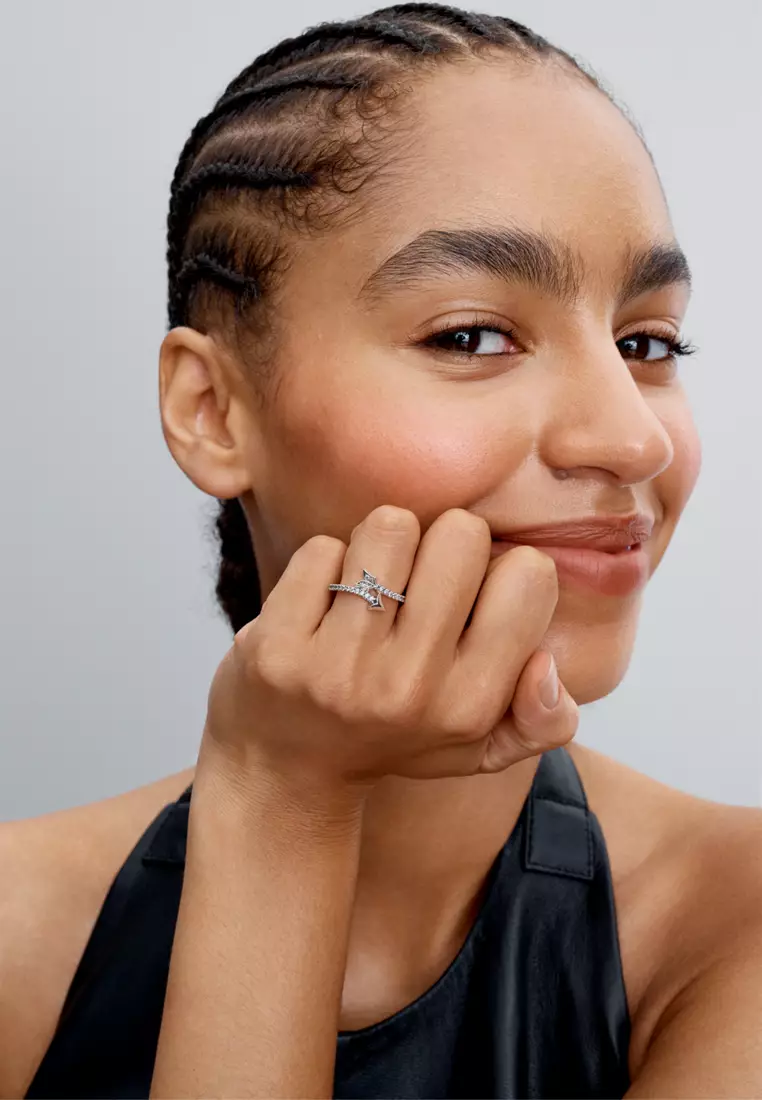 Buy PANDORA Pandora Sparkling Arrow Ring Online ZALORA Malaysia