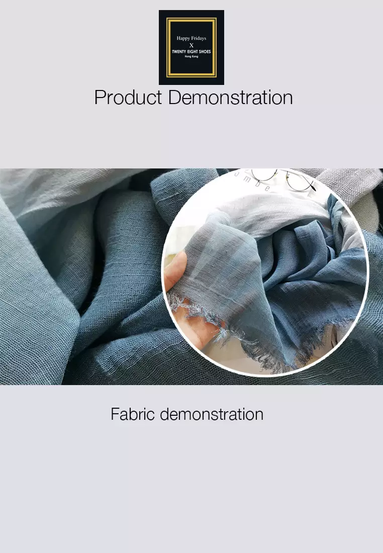 Cotton Yarn Mix Color Tie Dye Scarf JW JS-1100.a