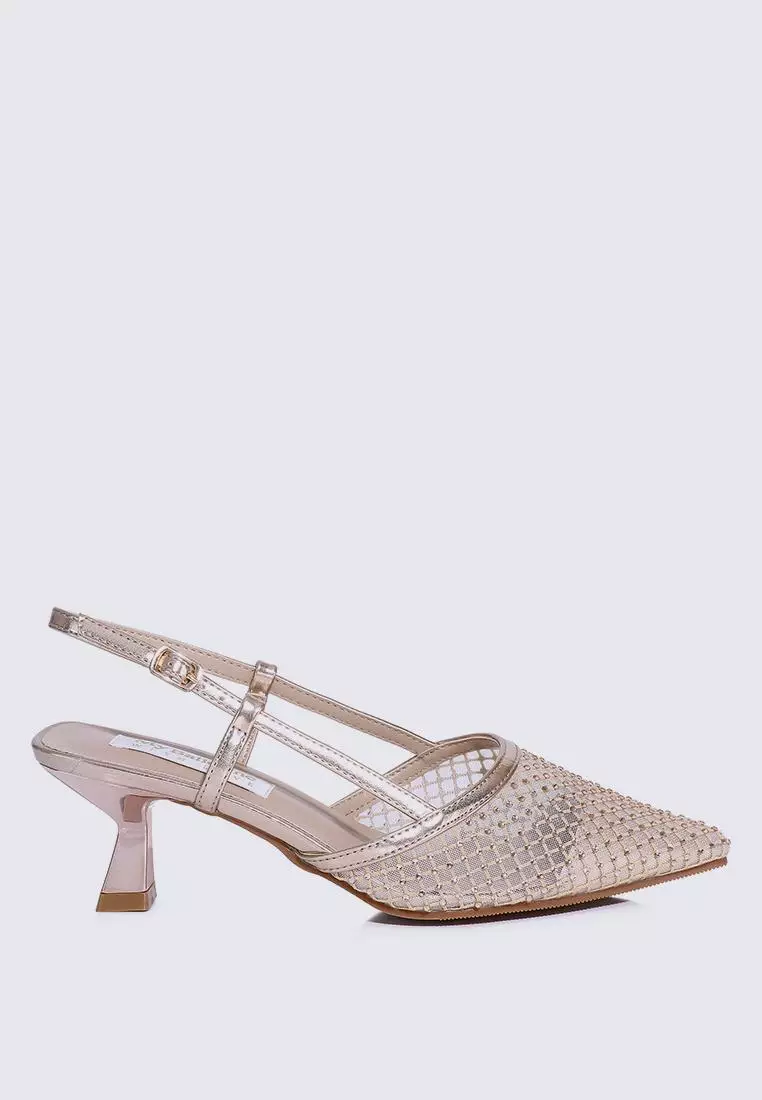Discount on My Ballerine  shoes - SKU: My Ballerine Gwen Comfy Heels In Pink
