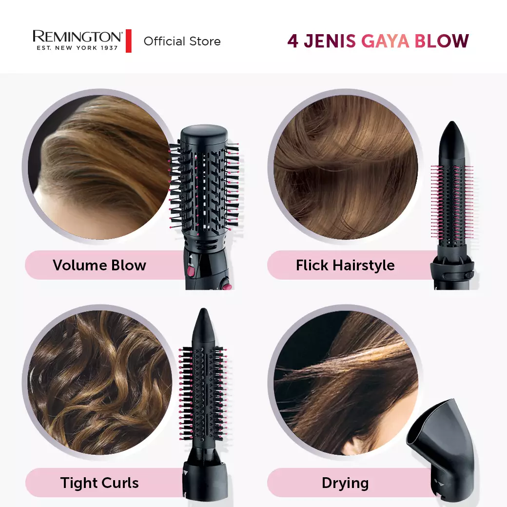 Remington Sisir Angin Volume & Curl Airstyler AS7051