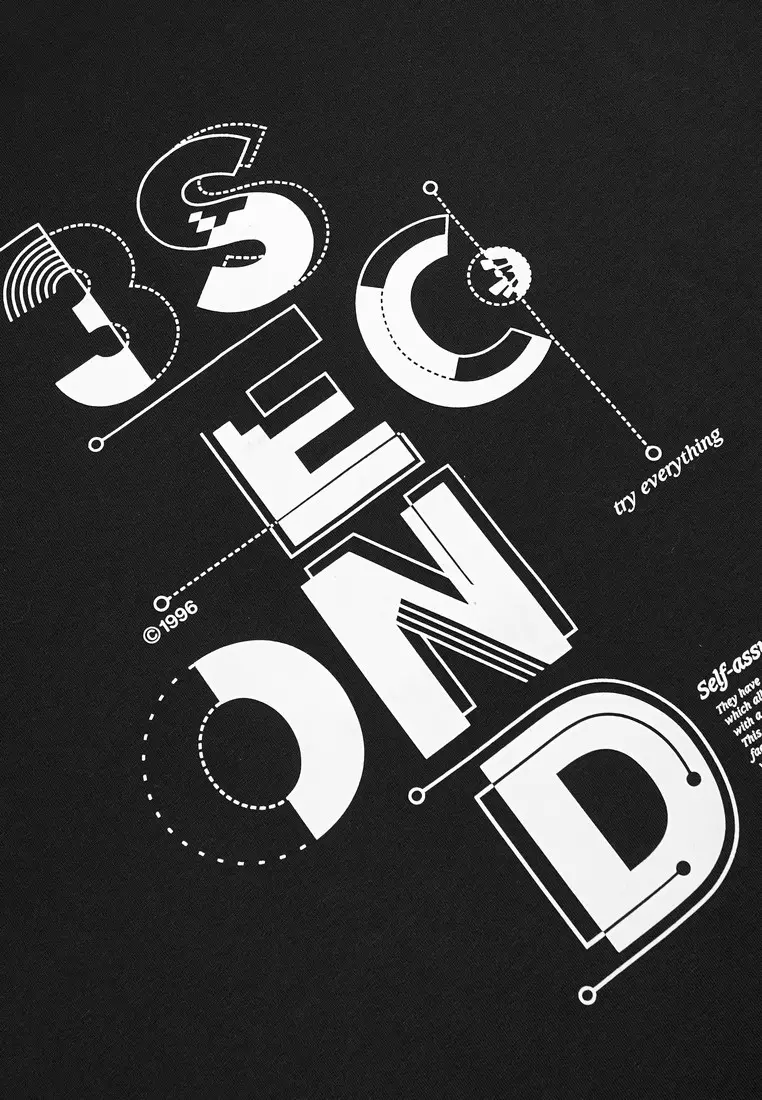 3Second Men's T-Shirt Short Sleeve Regular Fit Cotton Build C160825