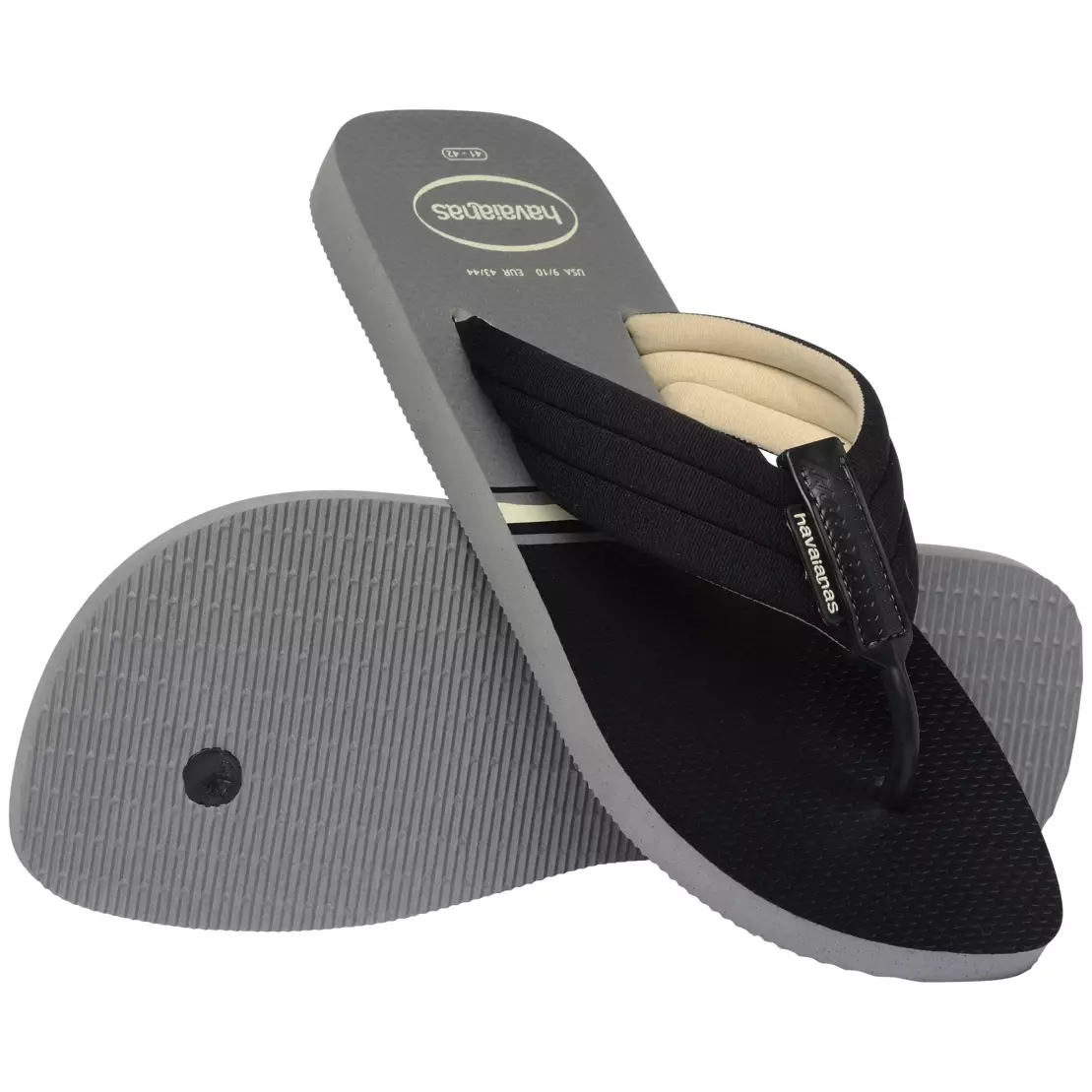 Havaianas 6808 Urban Print Steel Gray / Black - Sandal Pria