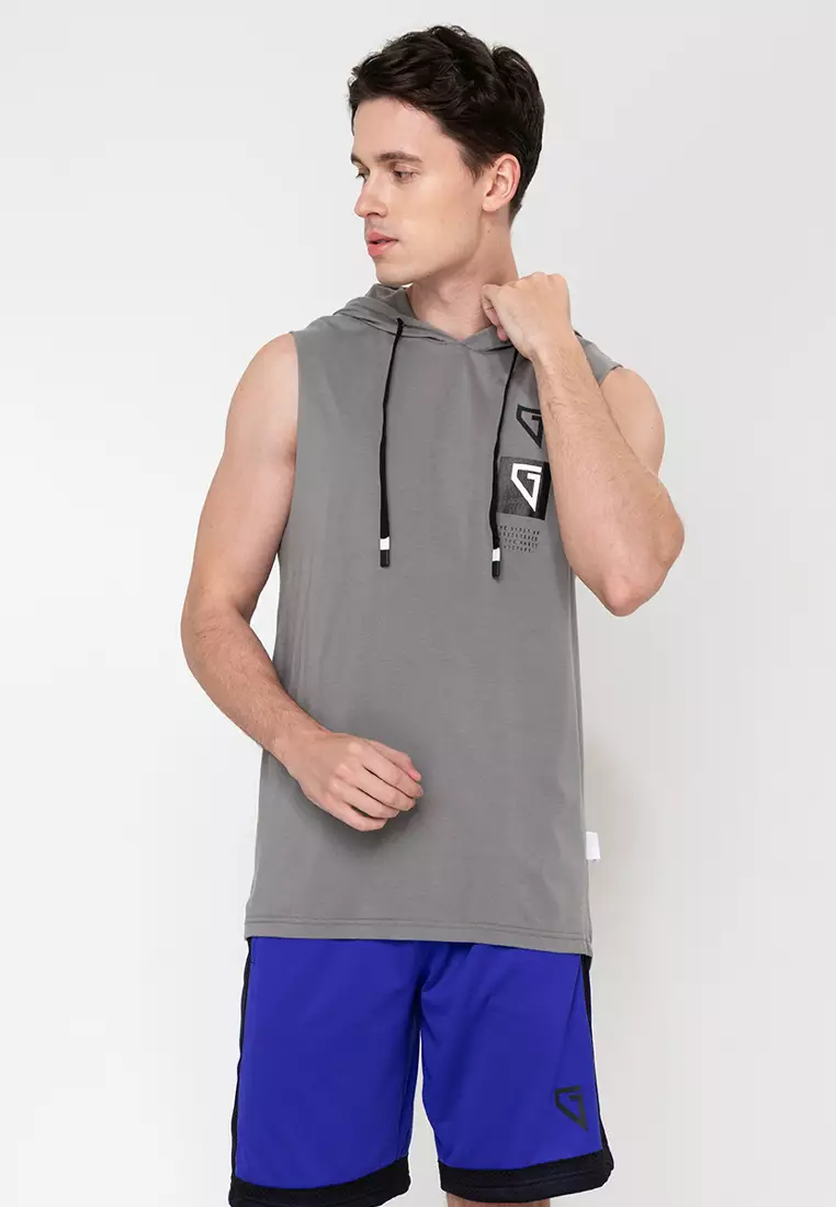 American rag hot sale sleeveless hoodie