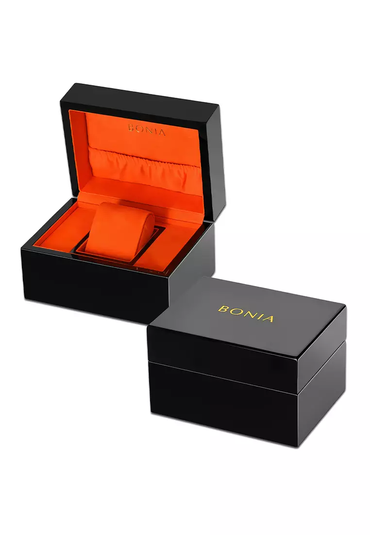 Bonia Tesoro Limited Edition Sapphire Glass - Jam Tangan Chronograph Pria - BNB10715-1082LE