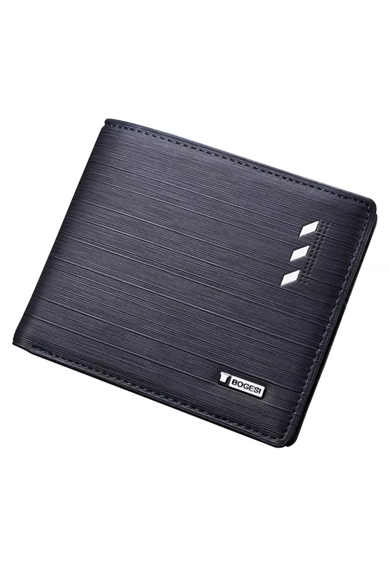 Bogesi Dompet Kulit Fashion Pria Horizontal Material PU Leather ORIGINAL