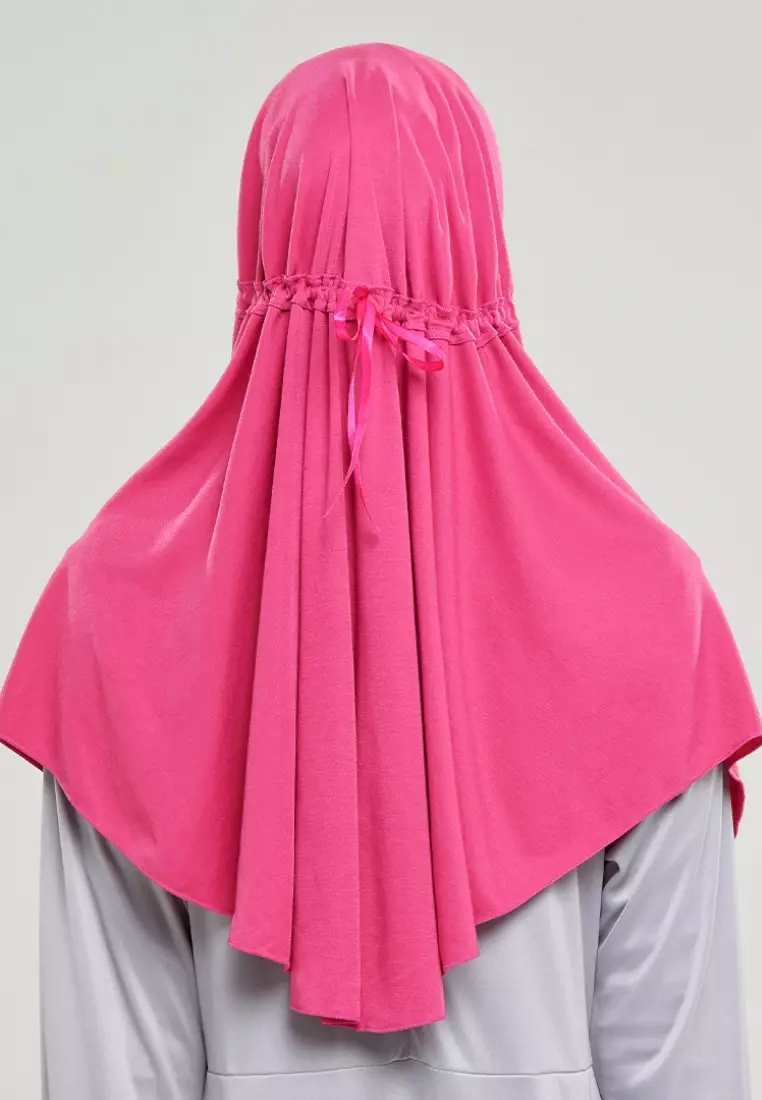 Rabbani - Kerudung Sekolah Instan Innova Lx KAA L - Fushia Rose