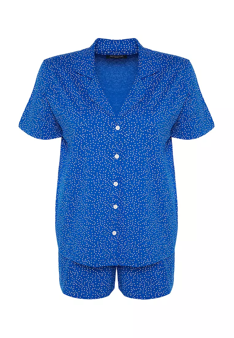Plus Size Printed Pajama Set