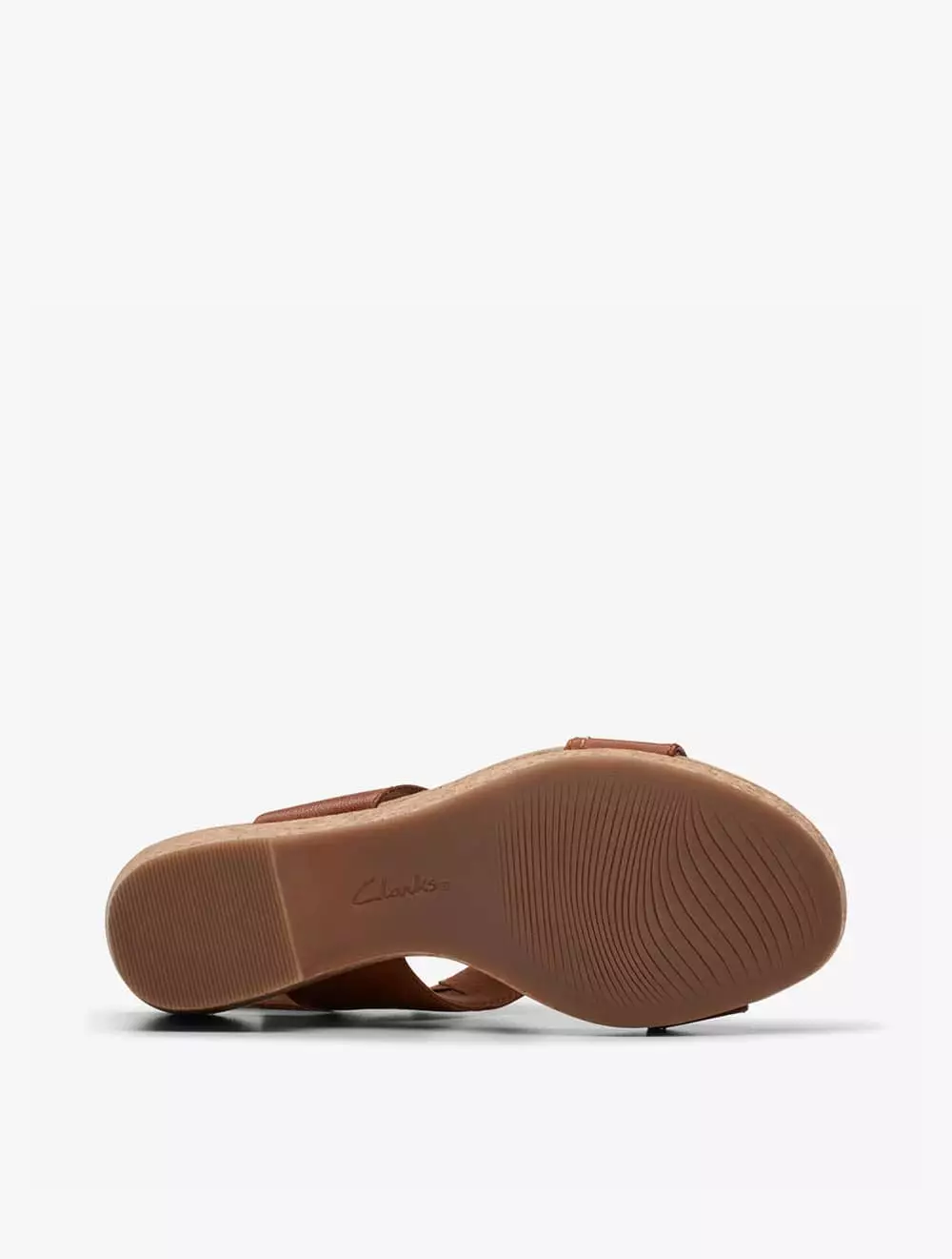 Clarks Giselle Style Women's Wedges- Tan Leather
