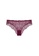 ZITIQUE red Young Girls' European Style Elegant 3/4 Cup Lace-trimmed Push Up Padded Lingerie Set (Bra And Underwear) - Wine Red 37DD2US6A9DB22GS_3