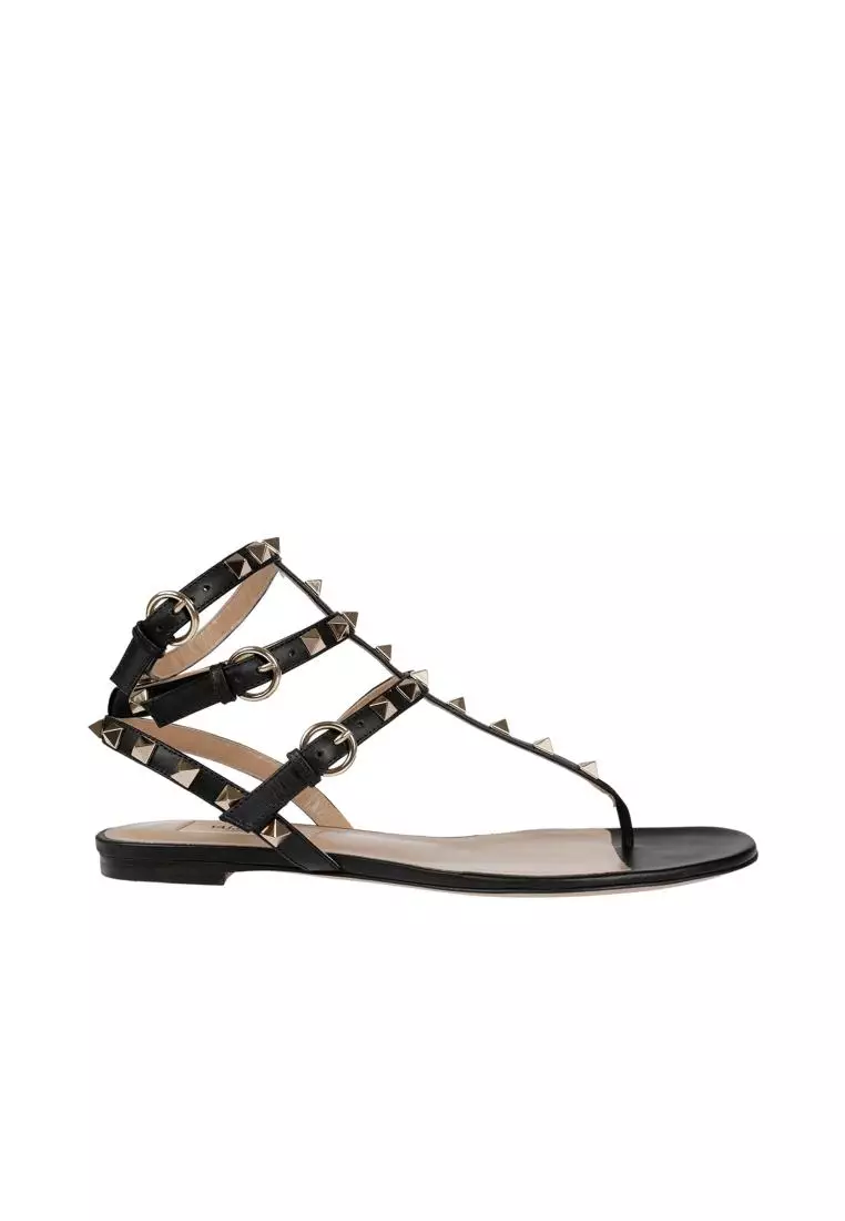 Valentino rockstud flip flops on sale