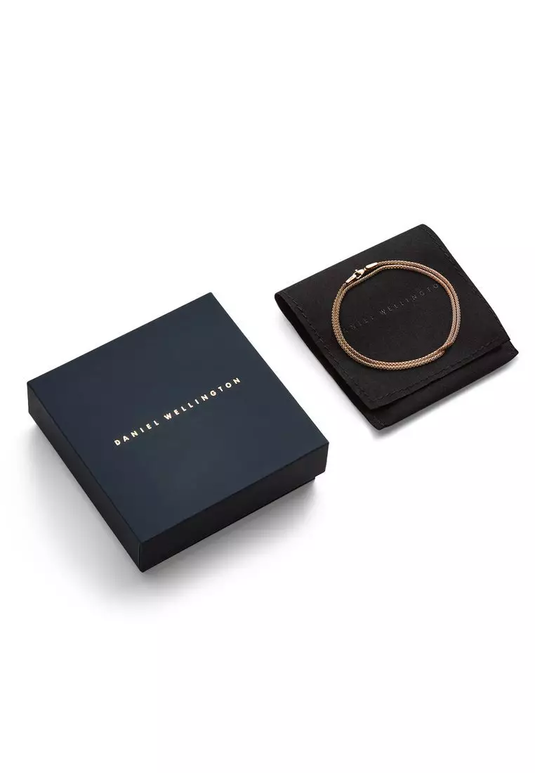 Tide Mesh Necklace Rose Gold 1.8  - Unisex Necklace for women and men stainless steel Necklace DW Official Authentic Original 項鍊 不鏽鋼項鍊 DW 官方正品原裝