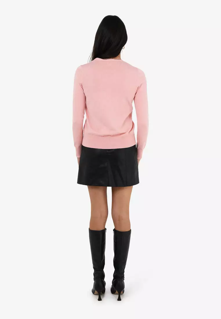 Nicolette V-Neck Knit Cardigan