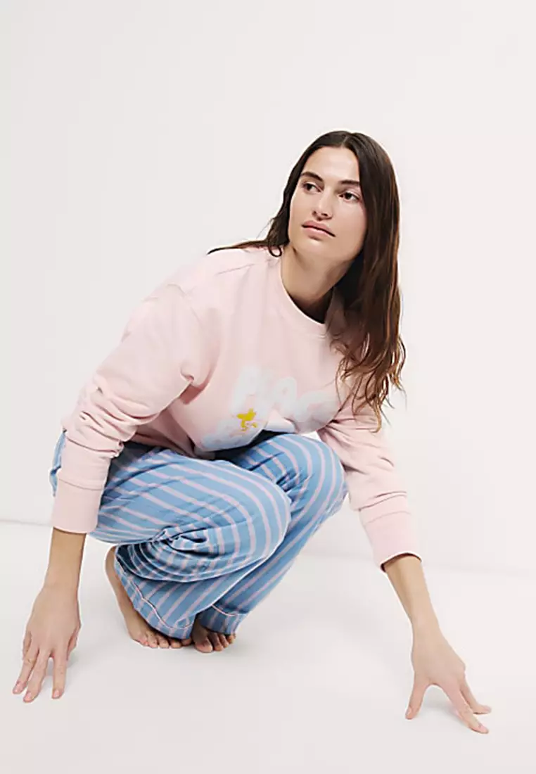 Pure Cotton Snoopy Pyjama Bottoms