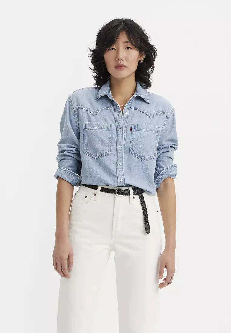 Levi s Women s Teodora Western Shirt A7244 0005