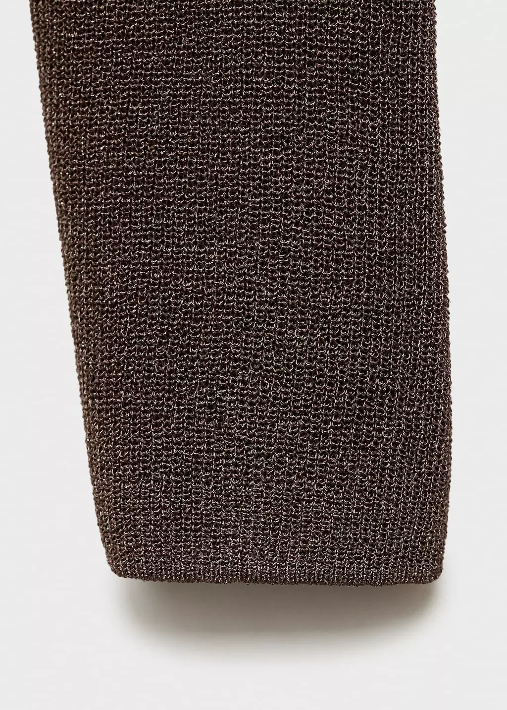 Sweater lurex leher V