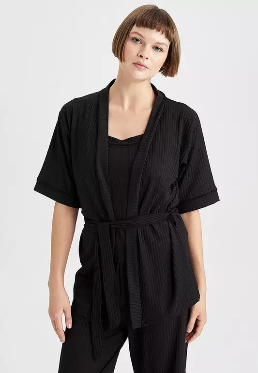 Fall in Love Half Sleeve Dressing Gown