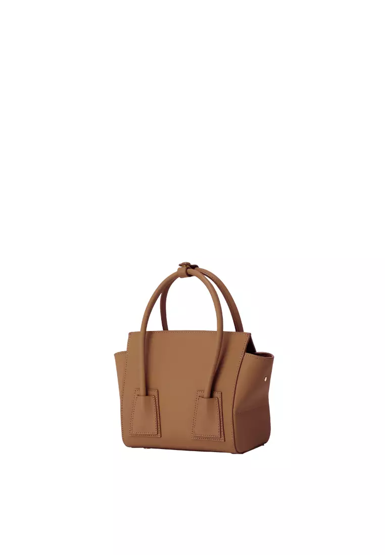 UNNI Mini Top Handle Bag - Caramel