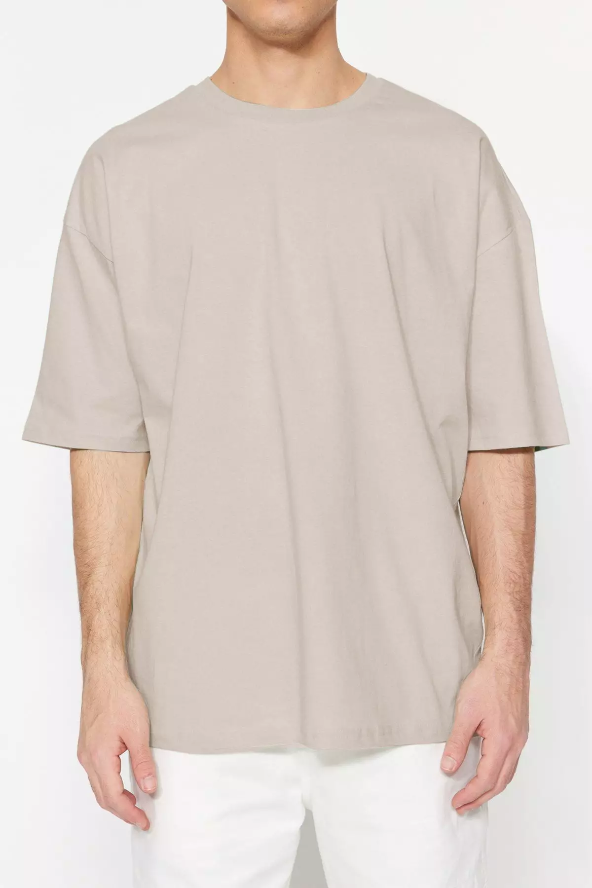 Oversize Stone T-Shirt - 100% Pc Bread - Short Sleeve - Tmns22Ts0318