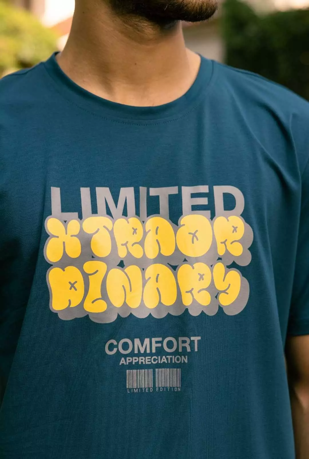 XTRAORDINARY T-Shirt Cotton Spandex Pria 48090