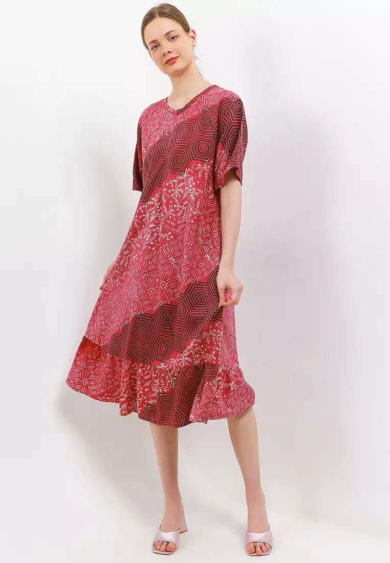 Homedress Daster Wanita Kamaniya Pink