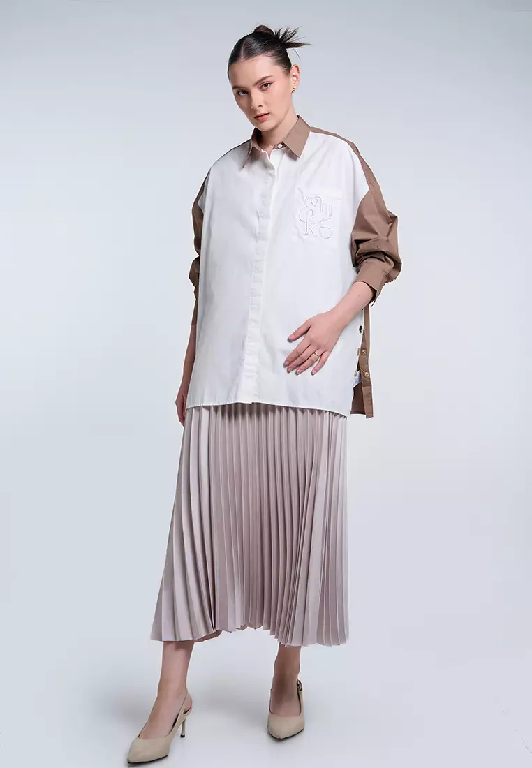 Kami Gale Top Plain Ivory Coco