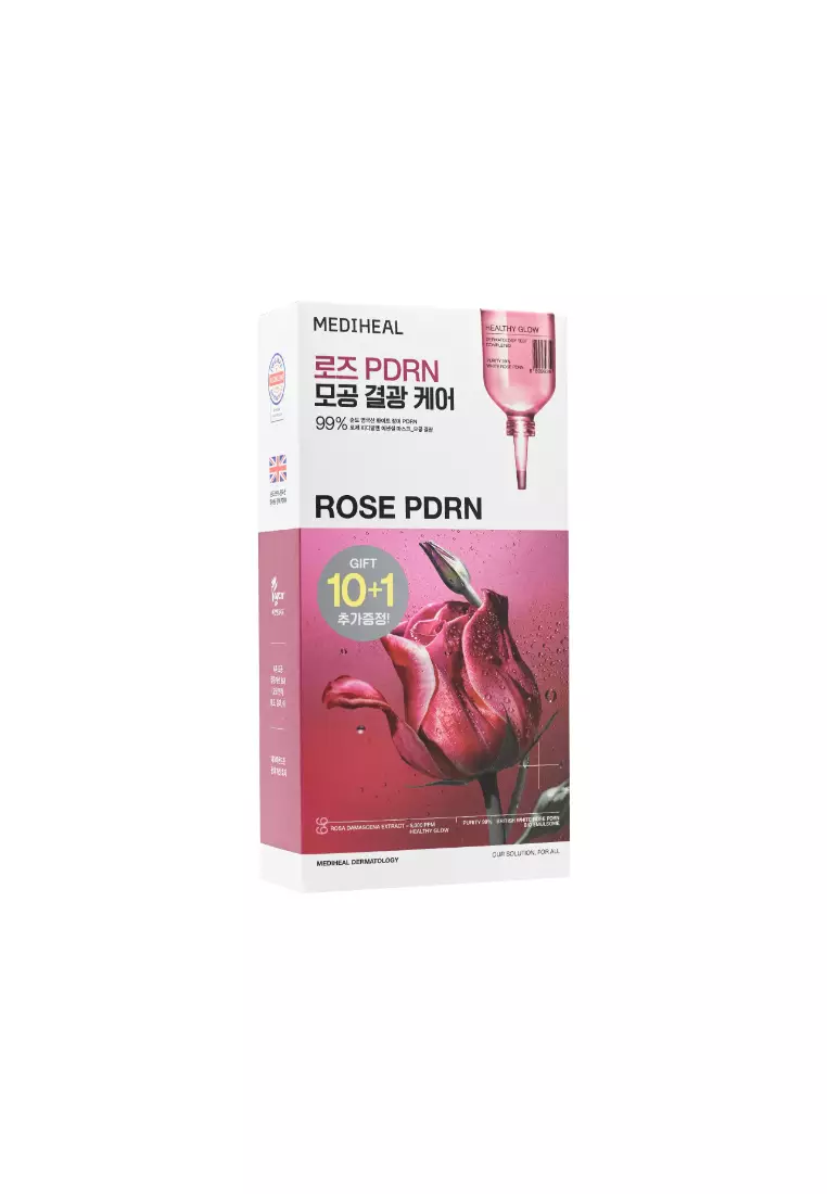 MEDIHEAL 玫瑰PDRN特強修復精華面膜 (11片裝)11piece