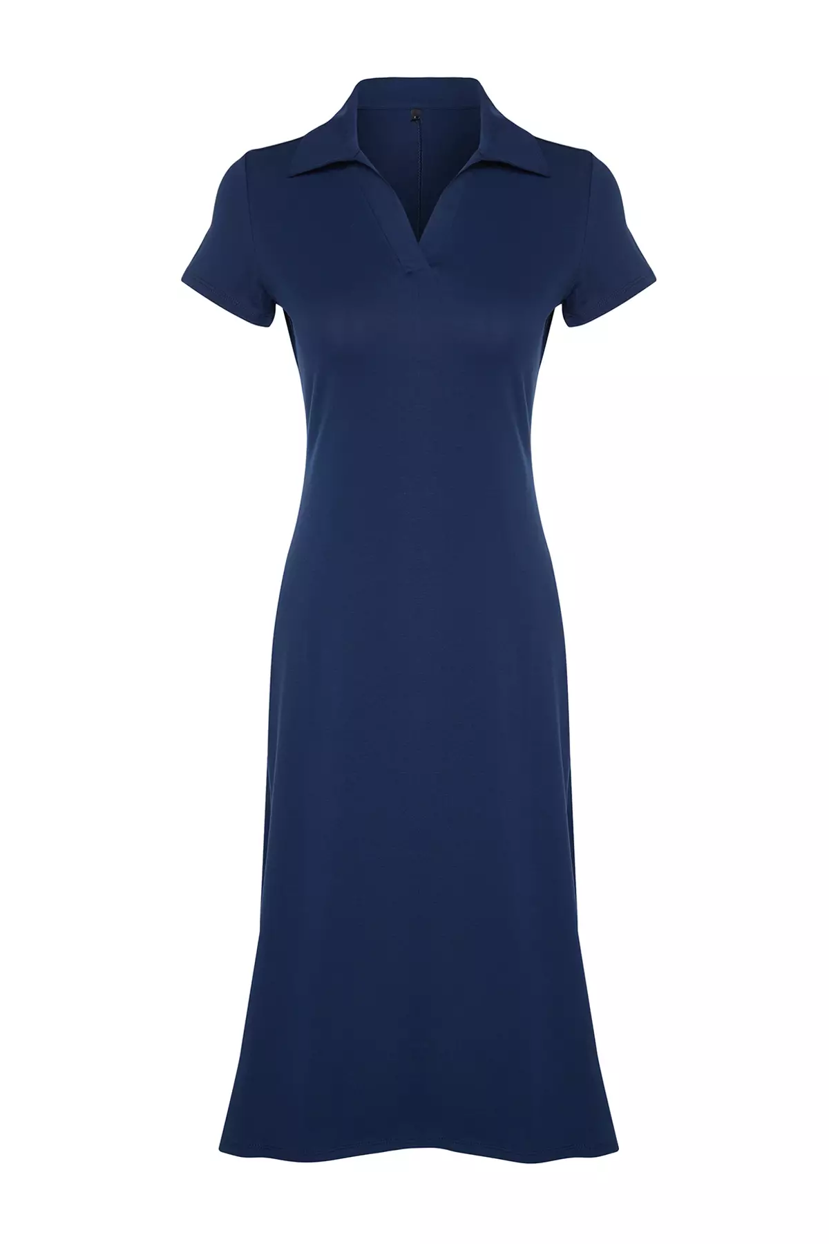 Short Sleeves Midi Dress