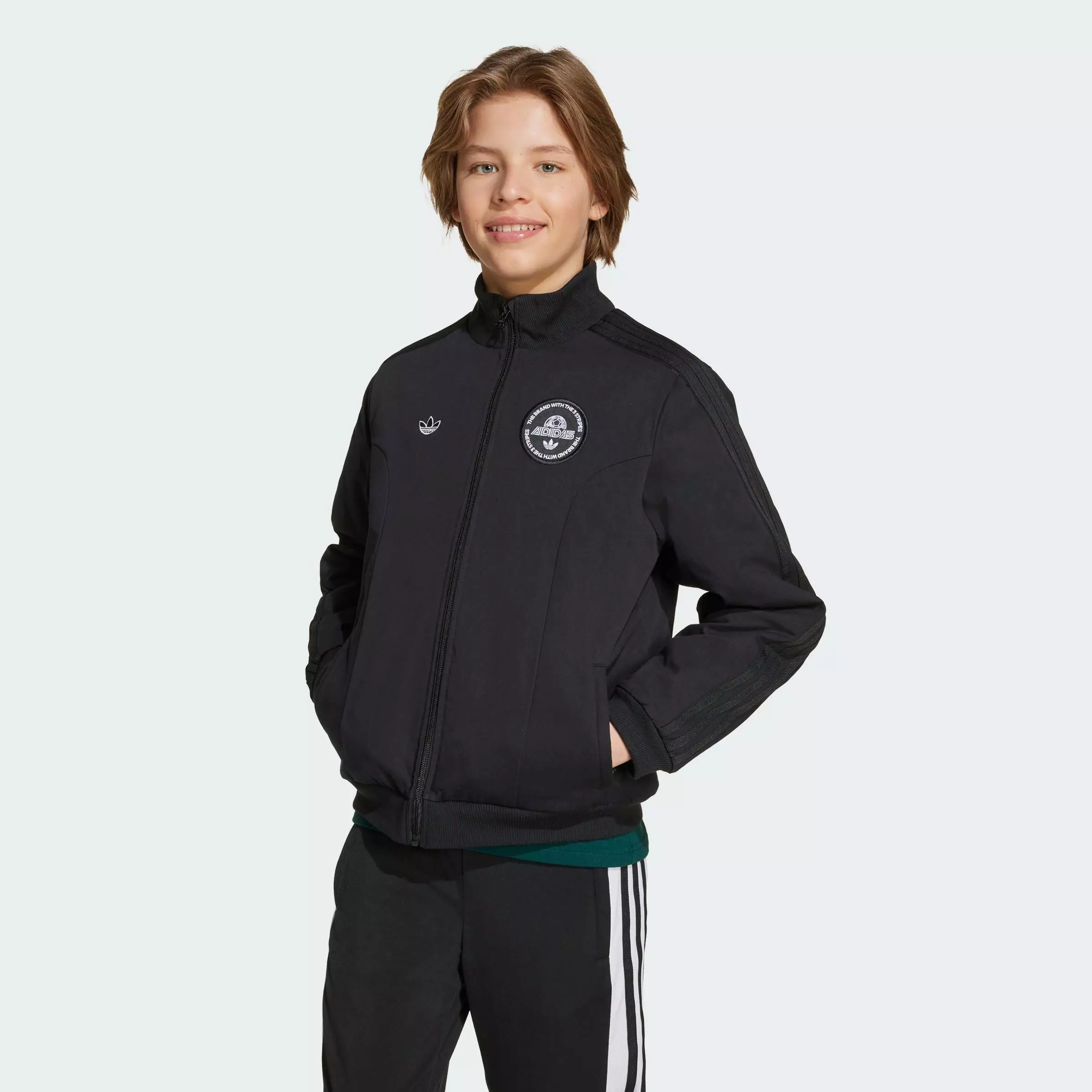 Lifestyle Woven Padded Jacket Kids Unisex Black JV7706