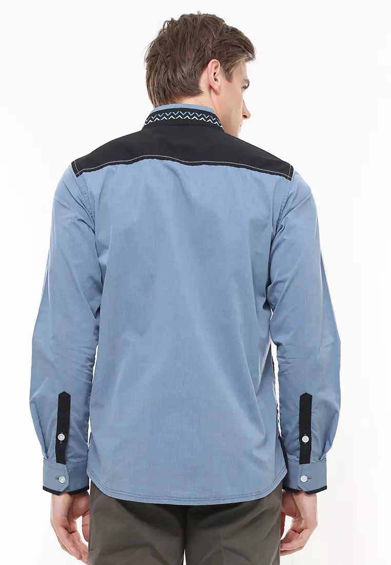 LGS - Baju Koko - Regular Fit - Lengan Panjang - CSH.285.S812K.242.C-L/S