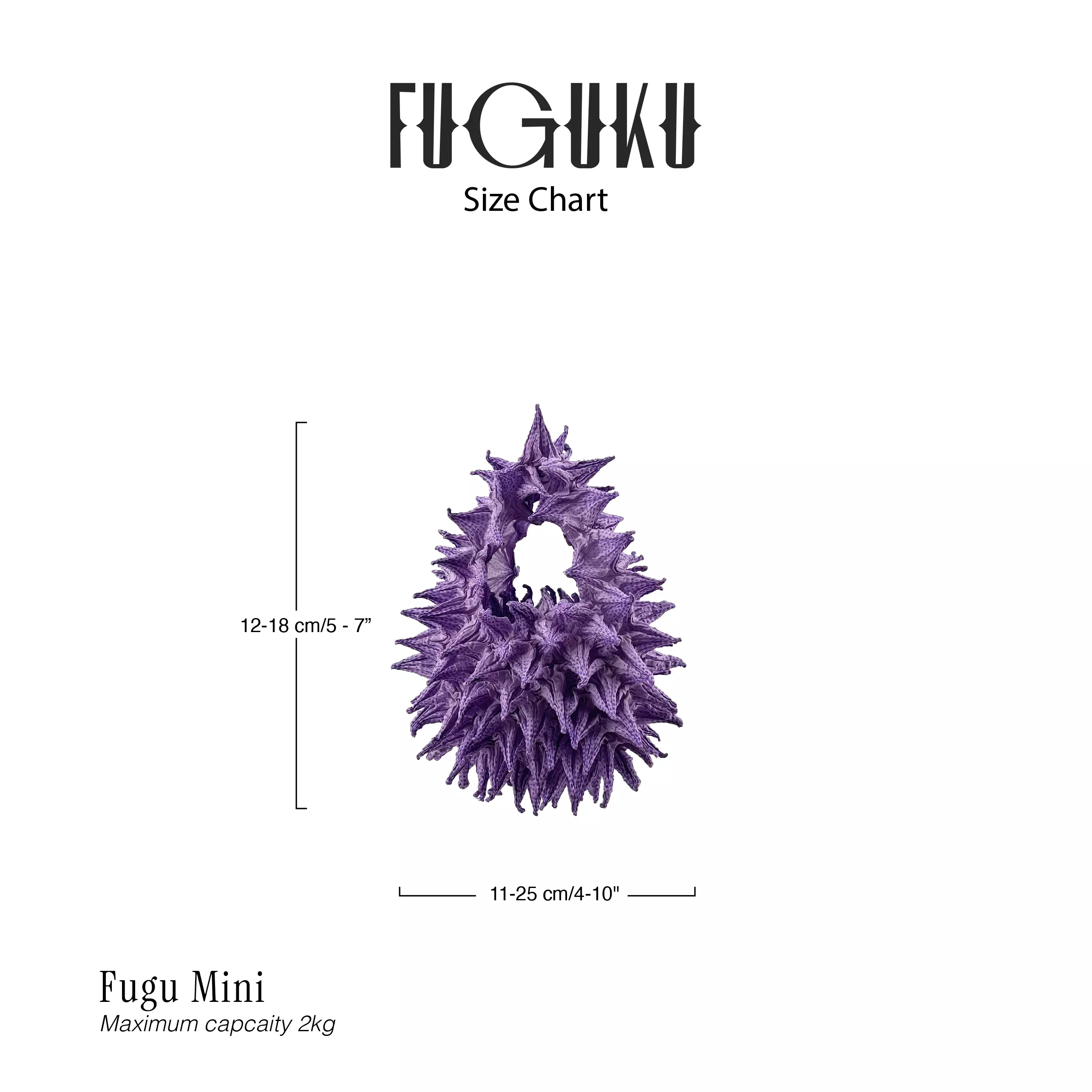 FUGUKU HAND BAG - FUGU MINI - BW GRADIENT