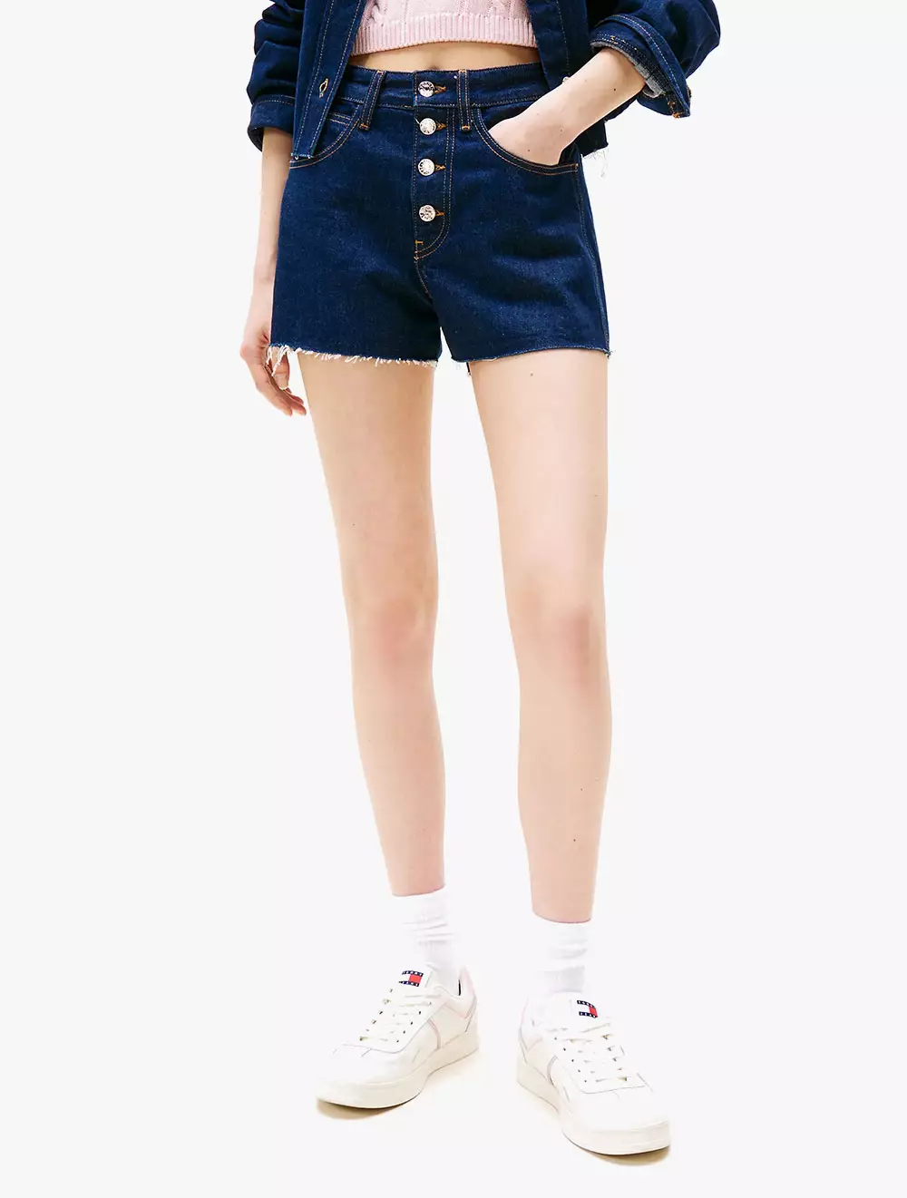 Tommy Jeans - Dark Wash Denim Short - Blue